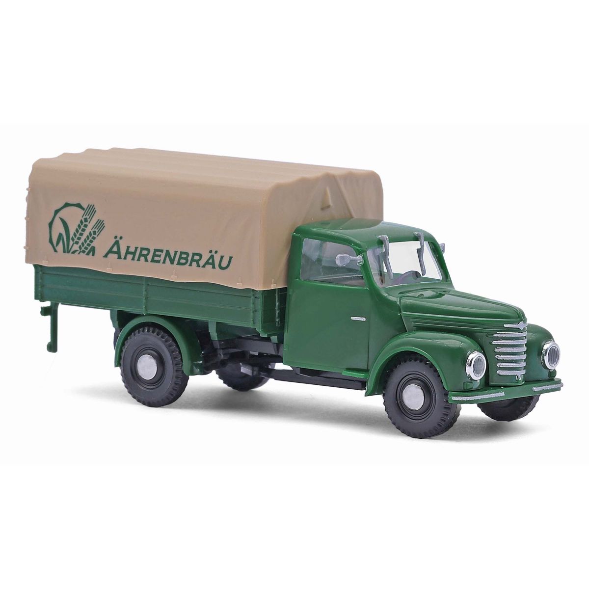 Busch 52363 - Framo V901/2 Pritsche mit Plane, Ährenbräu, 1957