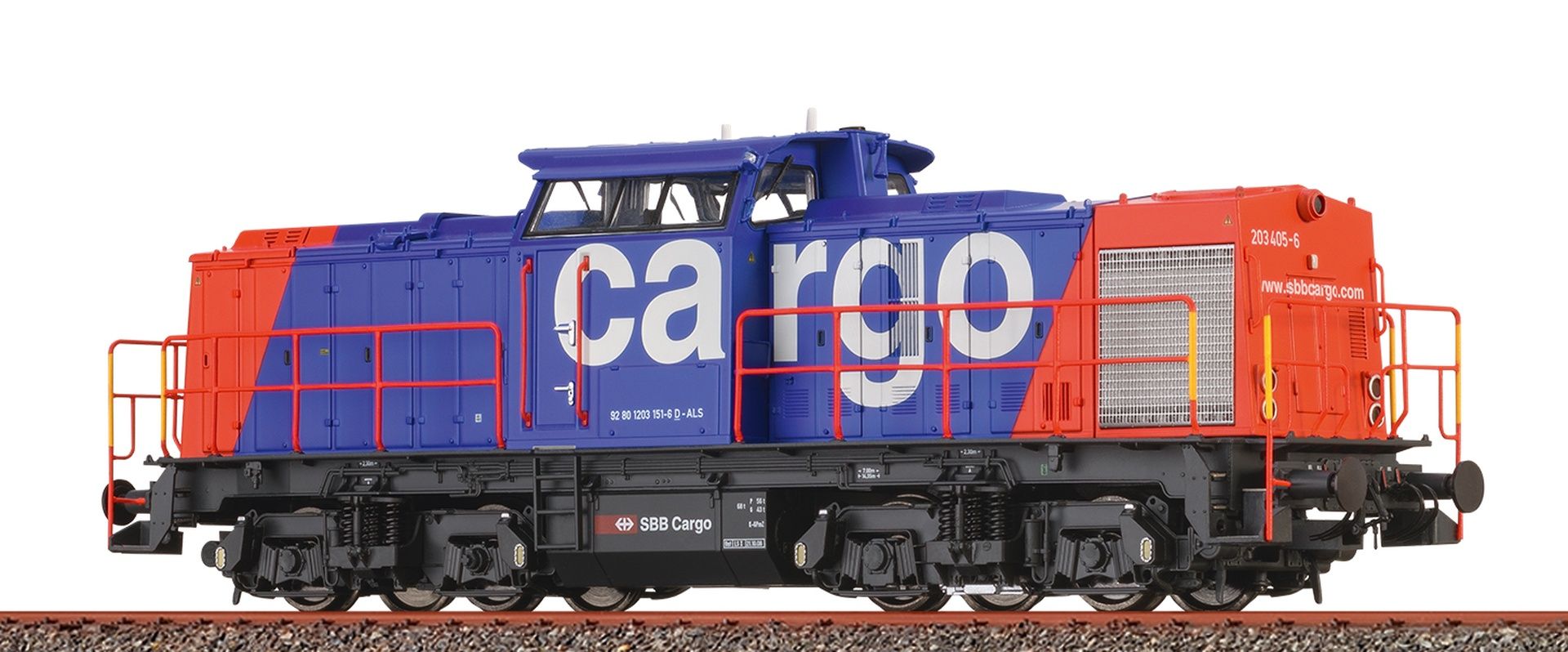 Brawa 41292 - Diesellok 203 151-6, SBB-Cargo, Ep.VI, DC-Analog-Basic+