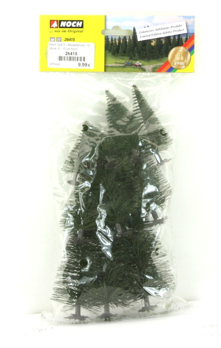 Noch 26415-A24 - Modelltannen, 10 Stück, 6 - 15 cm hoch