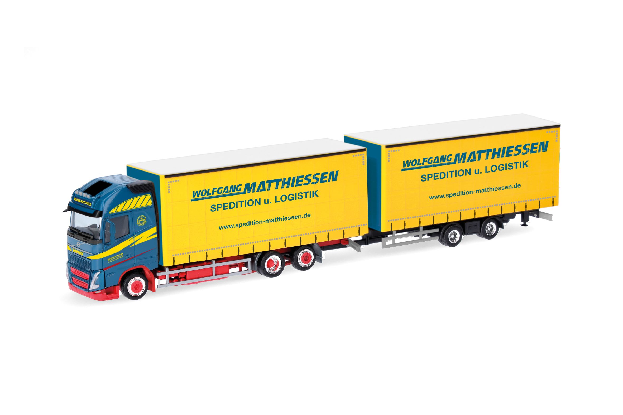 Herpa Volvo FH GL XL Mit Hakenlift-Hänger - 307031 Boels Stromaggregat Modell