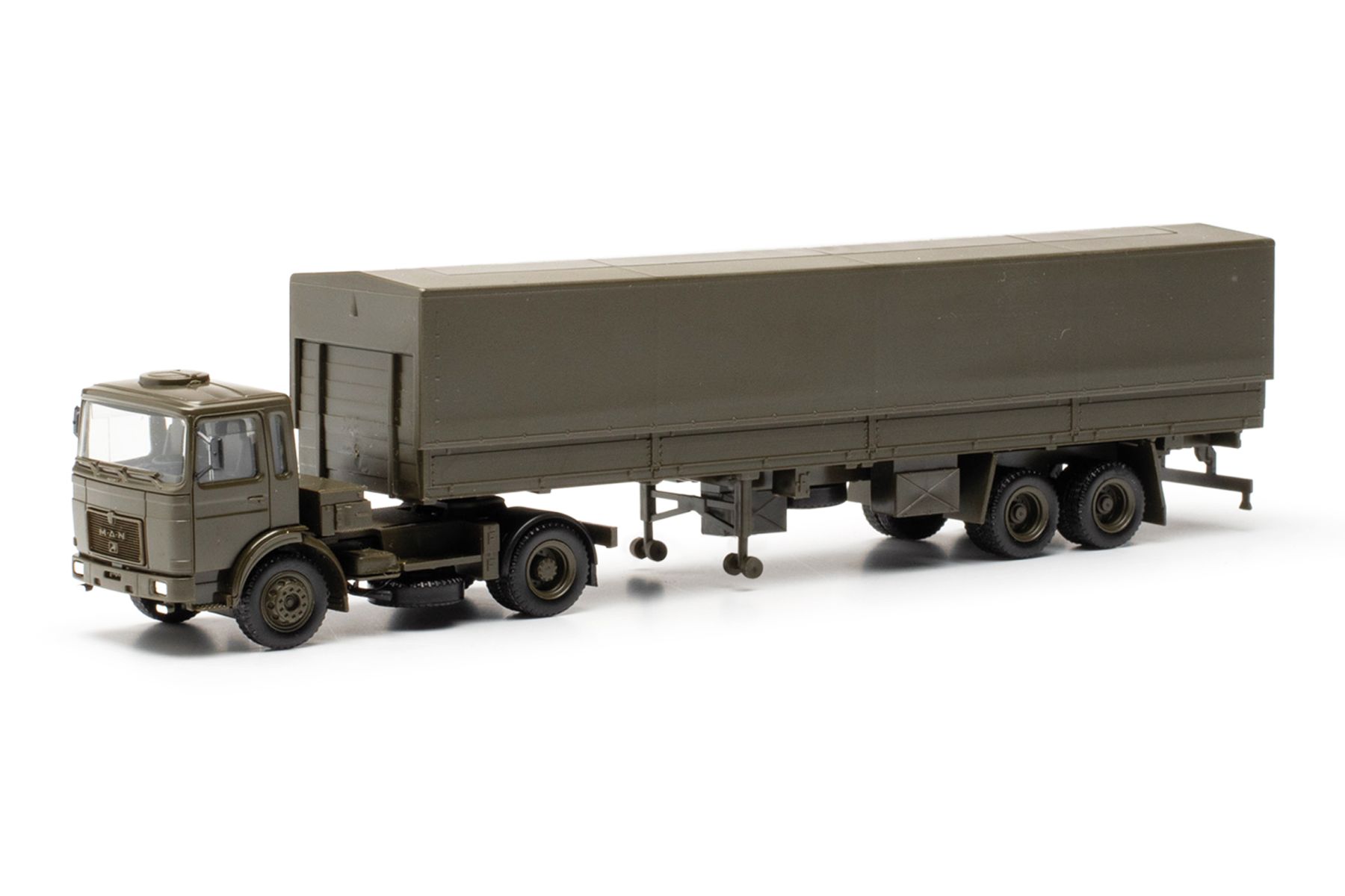 Herpa 747080 - MAN F8 Planen-Sattelzug "Bundeswehr"