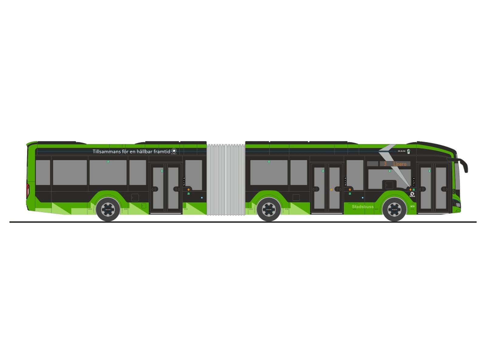 Rietze 76523 - MAN Lion's City 18 E Skanetrafiken (SE)