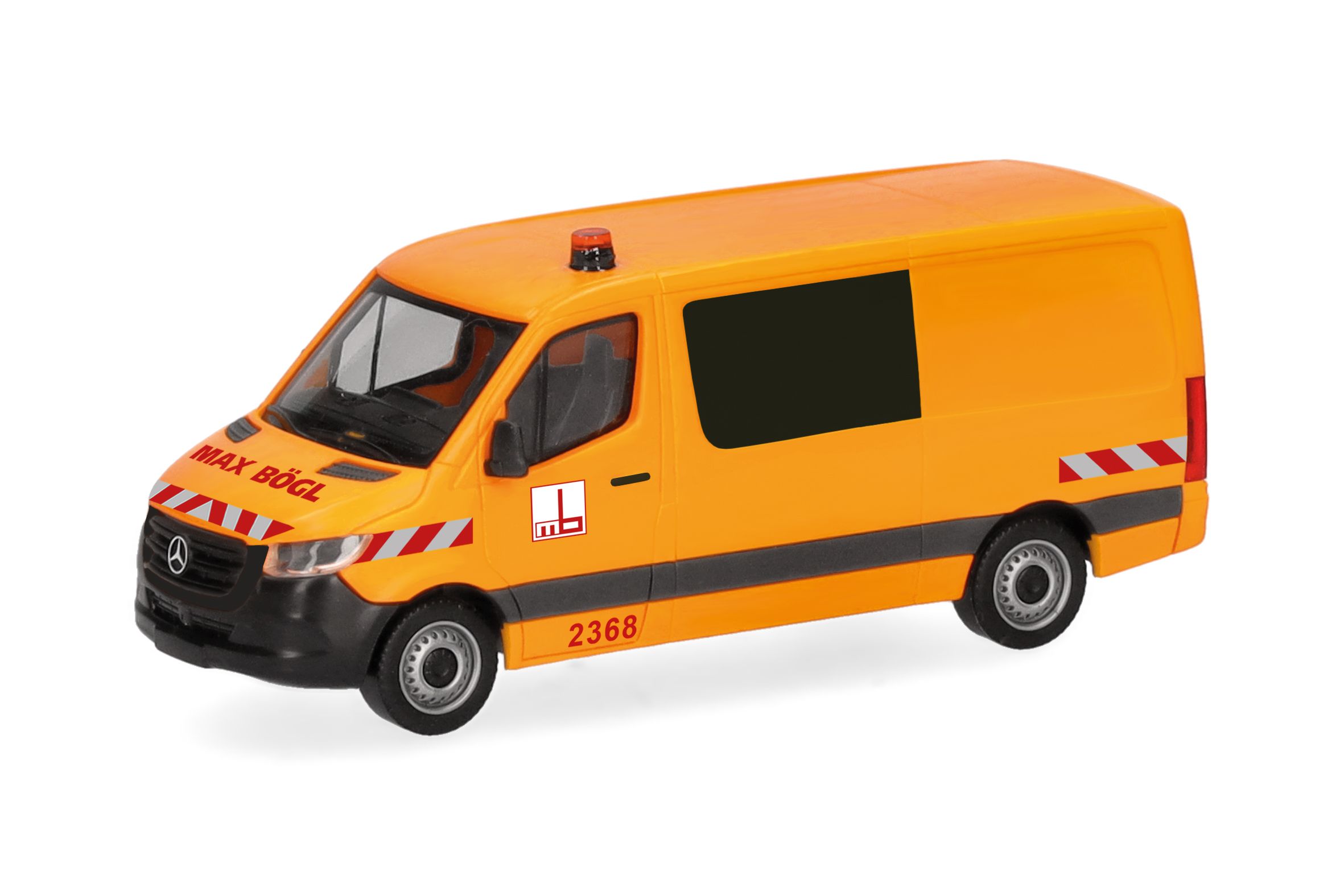 Herpa 098663 - Mercedes-Benz Sprinter '18 Halbbus Flachdach "Max Bögl"