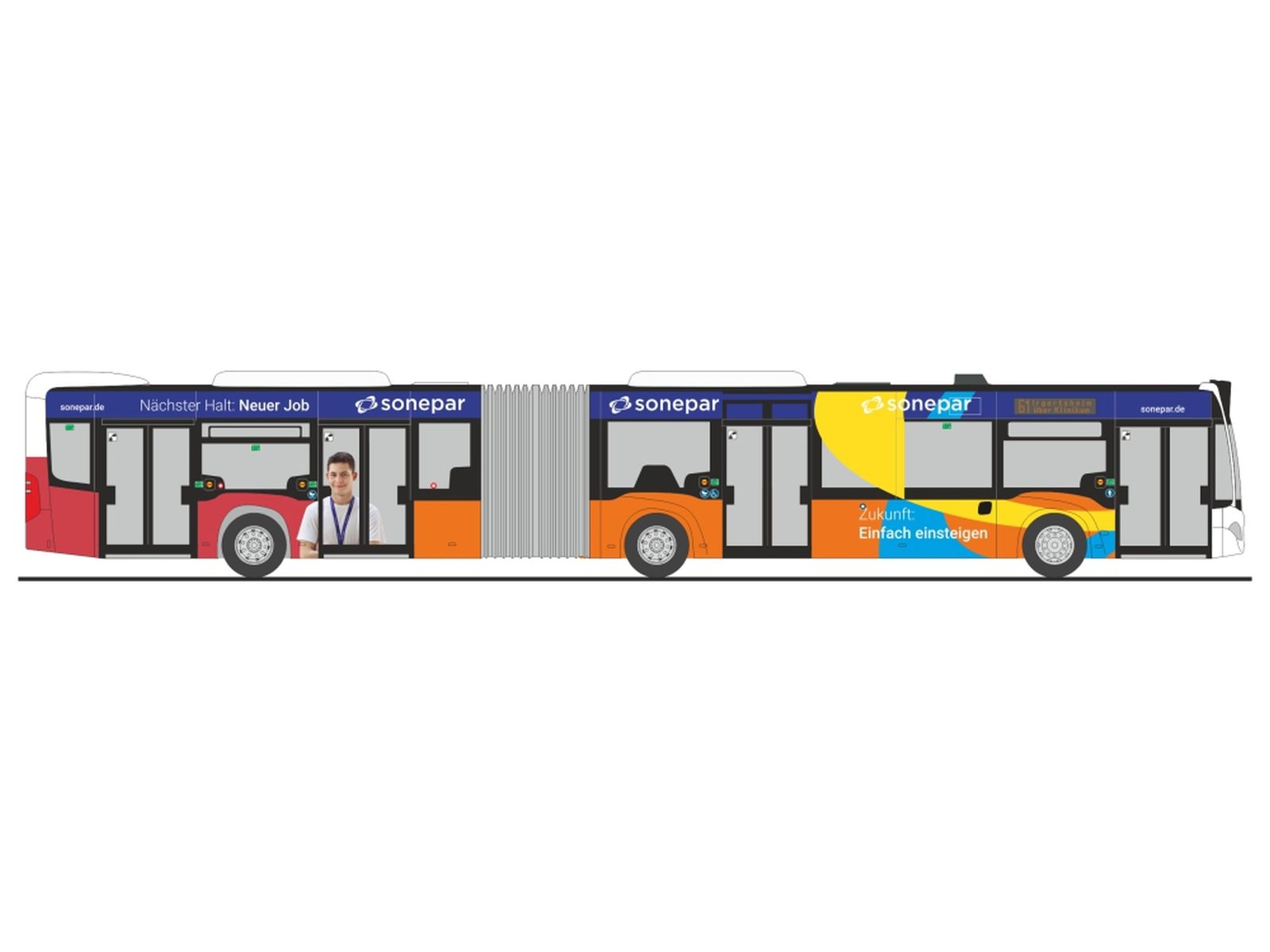Rietze 73577 - Mercedes-Benz Citaro G '15 Stadtbus Ingolstadt - Sonepar