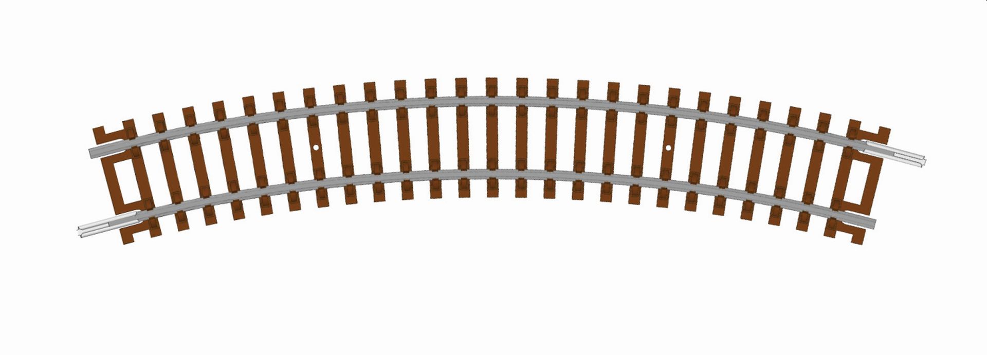 Hornby TT8003 - Gebogenes Gleis, Radius 1, 267 mm, 30°