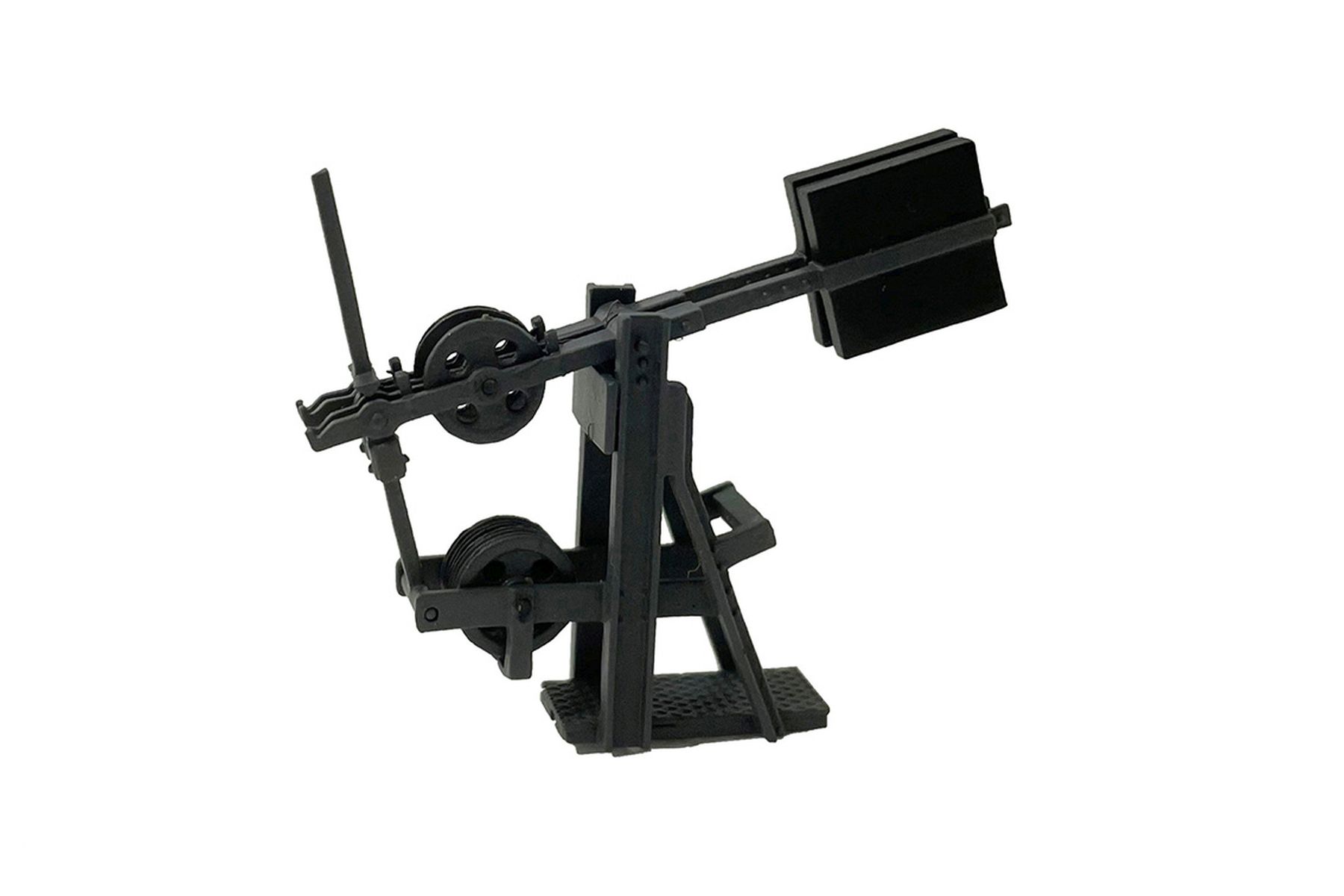 Lenz 55080 - Weichenspannwerk,Messing Fertigmodell, lackiert