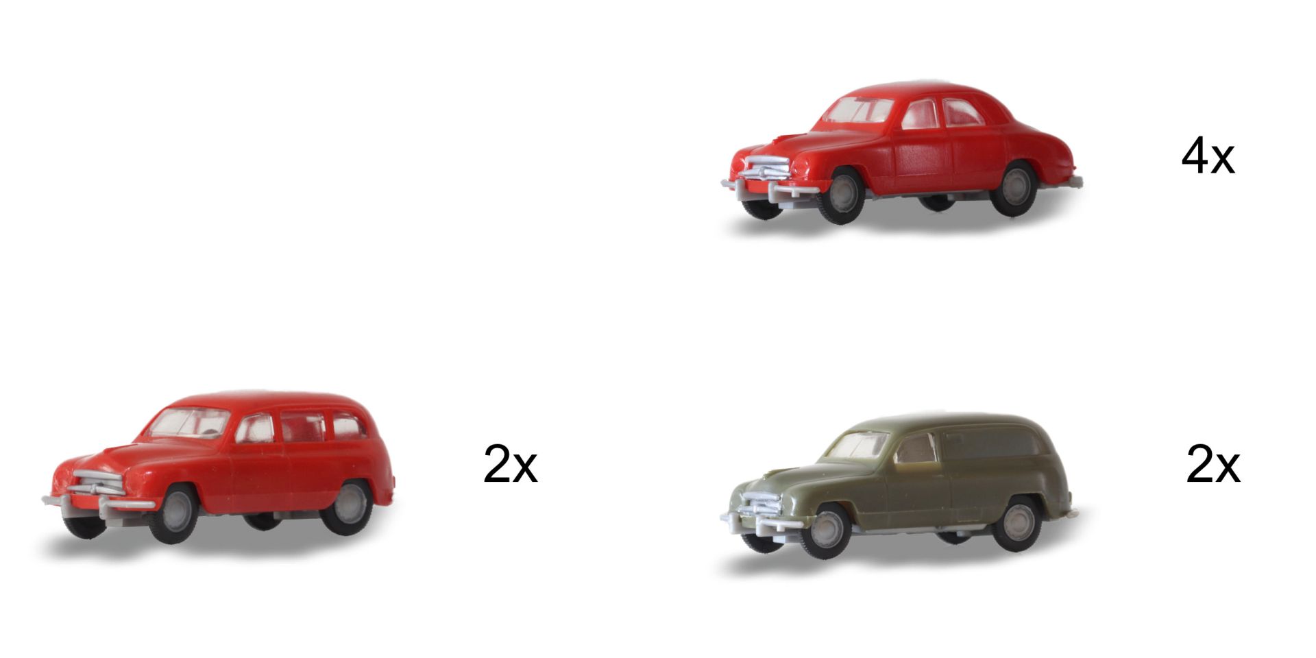 igra 67918116 - Skoda 1201 Bausätze, 8 Stück