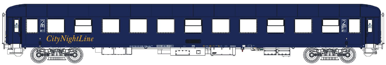 L.S. Models 58525 - Liegewagen Bvcmbz 249.1, DBAG, CityNightLine, Ep.V