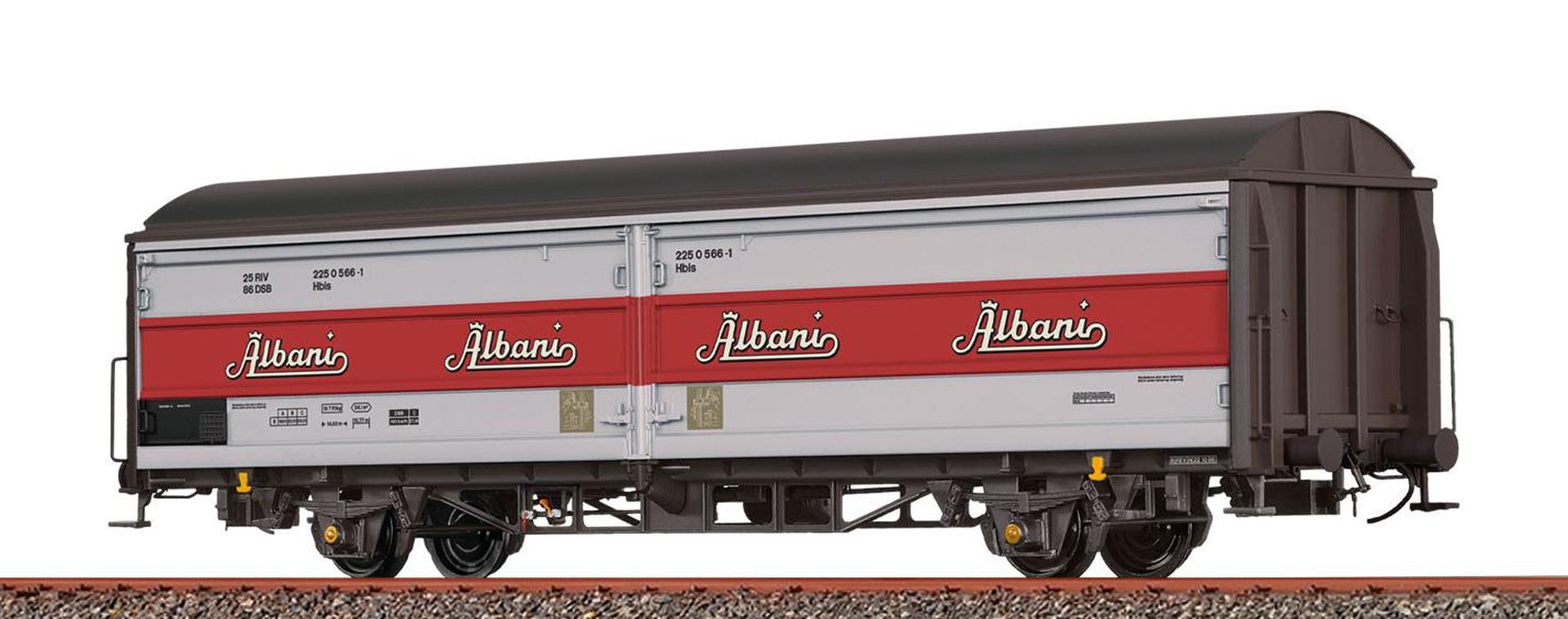 Brawa 51361 - Schiebewandwagen Hbis 'Albani', DSB, Ep.IV