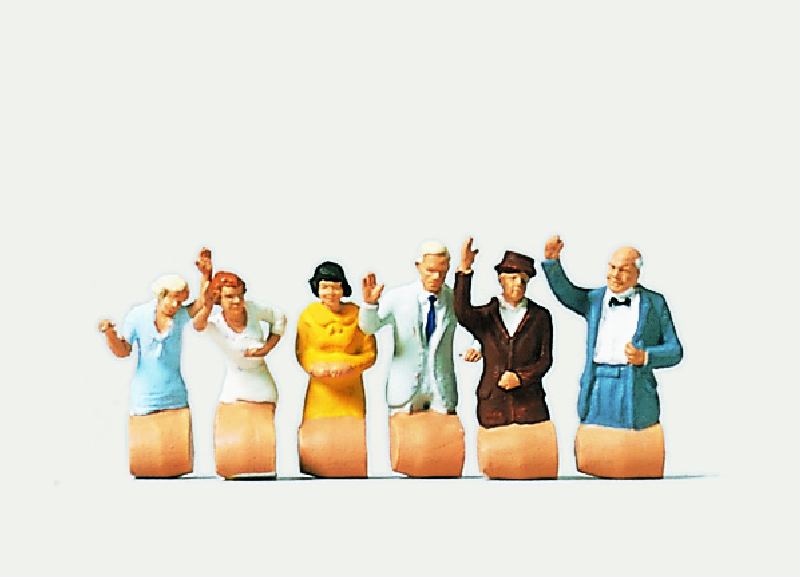 Merten 0212525 - H0 2525 - Reisende am Abteilfenster