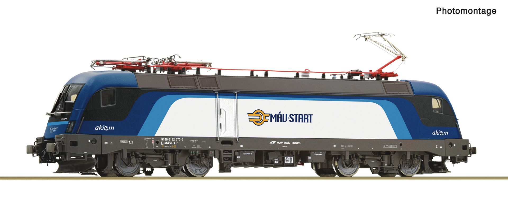 Roco 7500184 - E-Lok 182 573-6, MAV-Start, Ep.VI