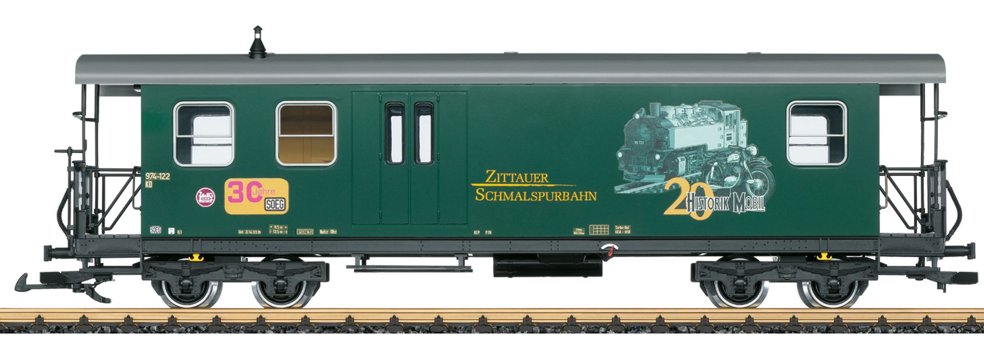 LGB 35099 - Gepäckwagen '30 Jahre SOEG, 20 Jahre Historik Mobil', SOEG, Ep.VI