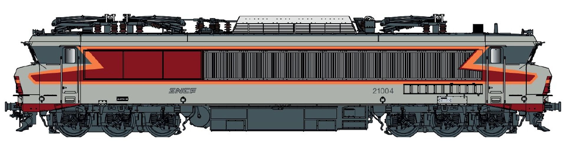 L.S. Models 10338 - E-Lok CC 21004, SNCF, Ep.IV, Arzens