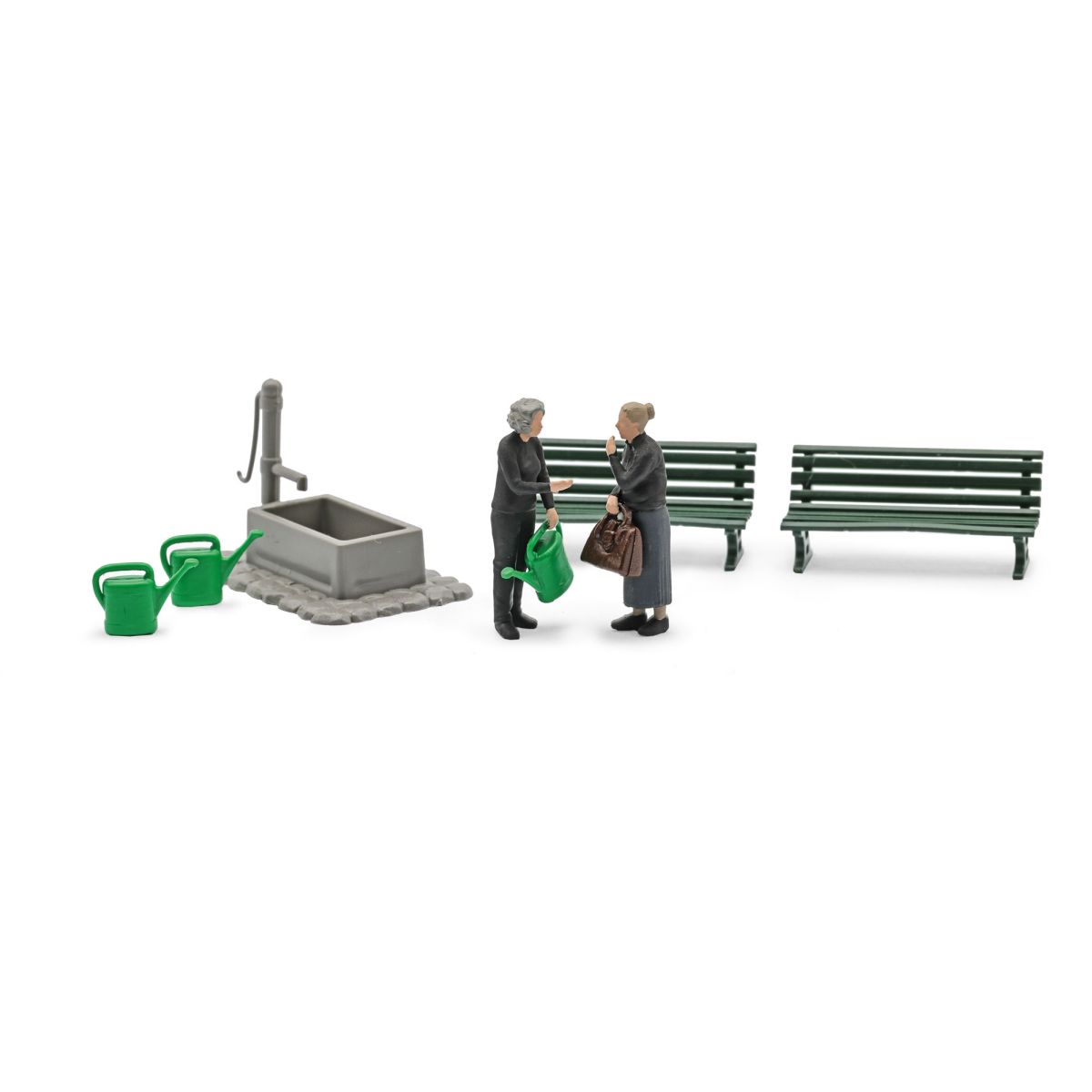 Busch 79932 - Set: Witwentreffen auf Friedhof