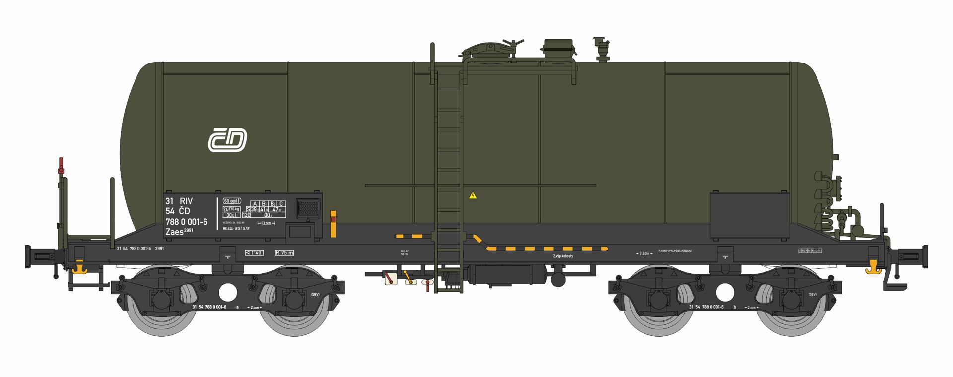 igra 96101010 - Kesselwagen Zaes, CD, Ep.V, Bausatz igra 96101010 - Kesselwagen Zaes, CD, Ep.V, Bausatz