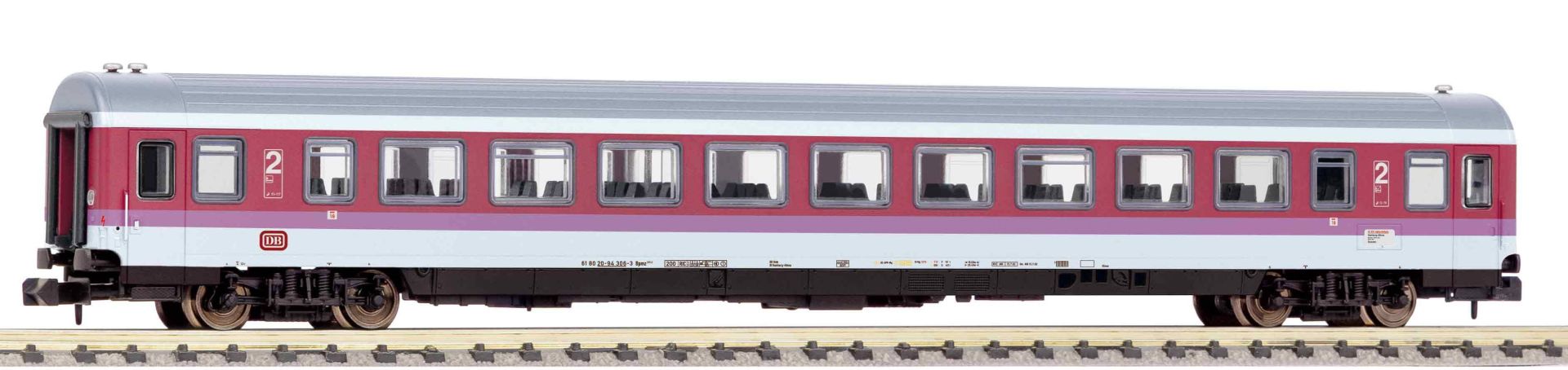 Piko 40670 - IC-Großraumwagen Bpmz 291, 2. Klasse, DB, Ep.IV