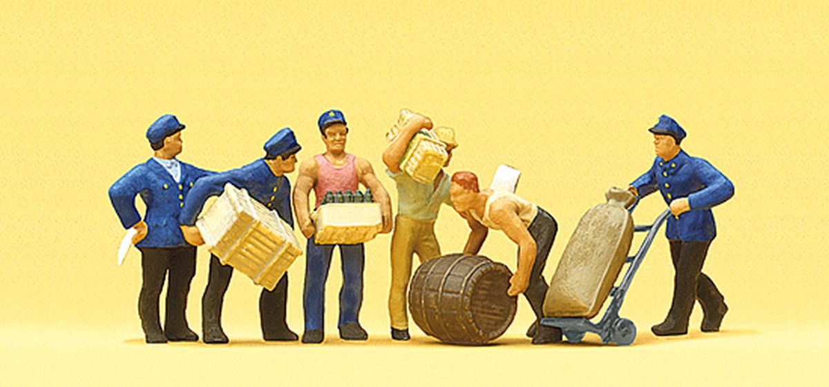 Preiser 10016 - Güterbodenpersonal