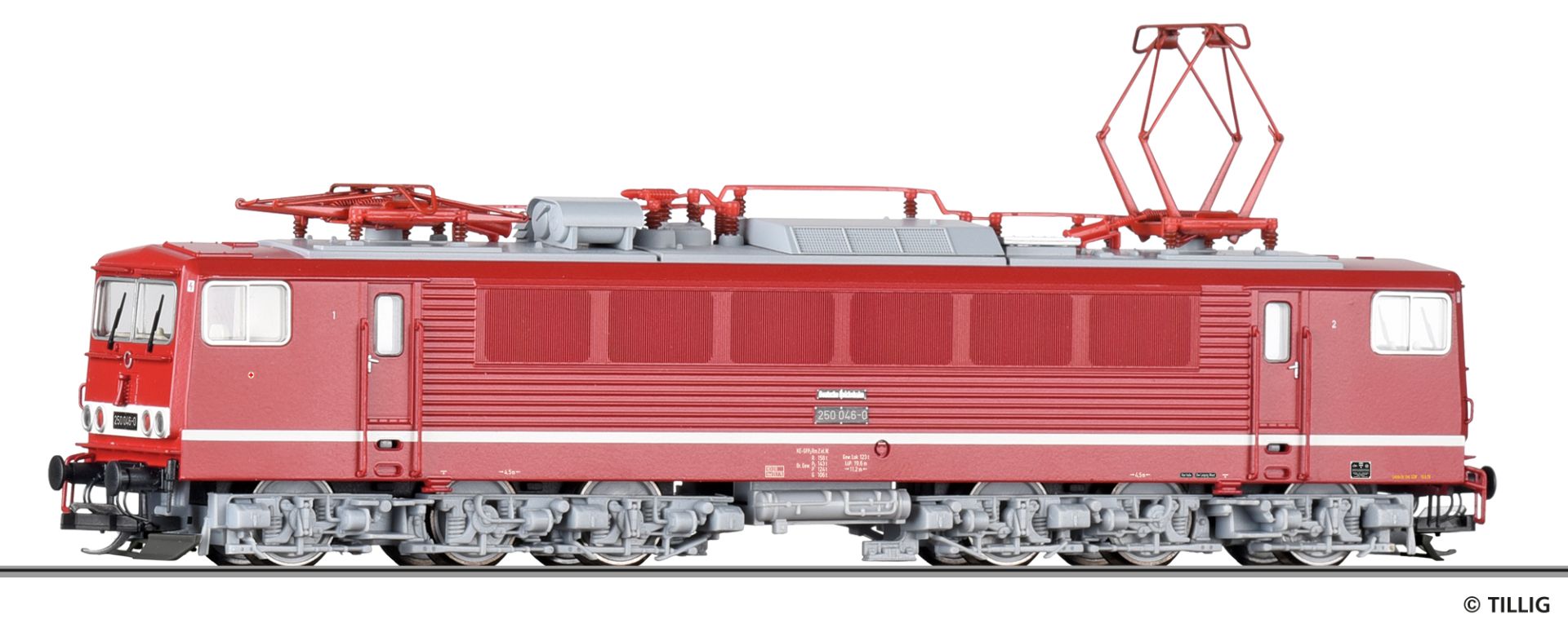 Tillig 04334 - E-Lok 250 046-0, DR, Ep.IV