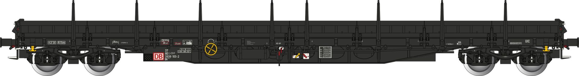 Albert Modell 393009 - Rungenwagen BA, D-DBMP, Ep.VI