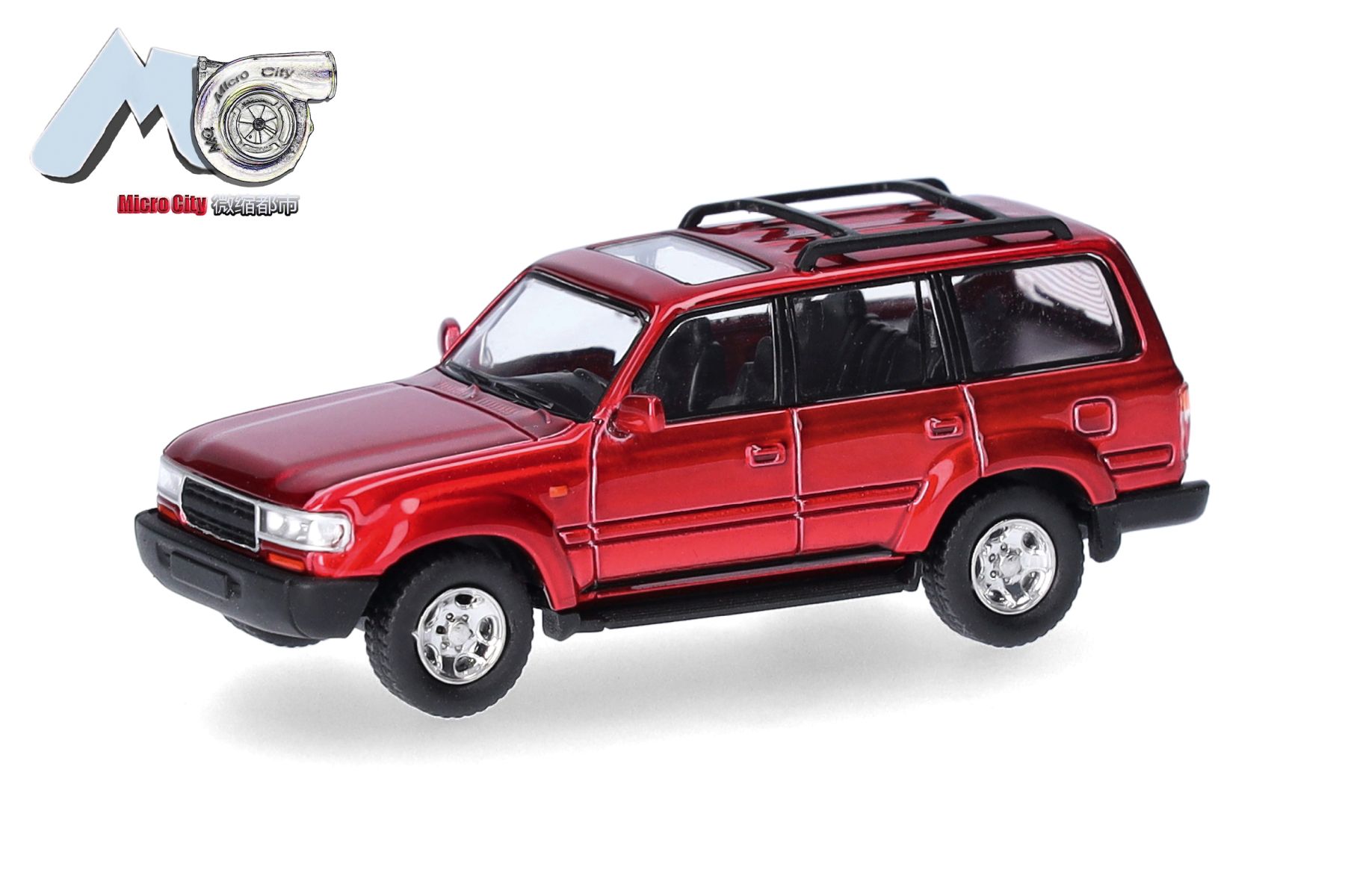 Herpa 87MC000140 - MicroCity: Toyota Landcruiser 80, rot