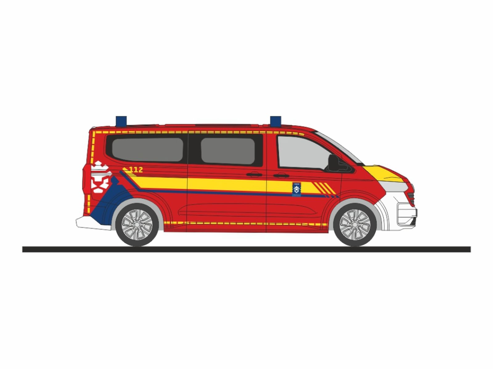 Rietze 52107 - Volkswagen Caravelle CGDIS (LU)
