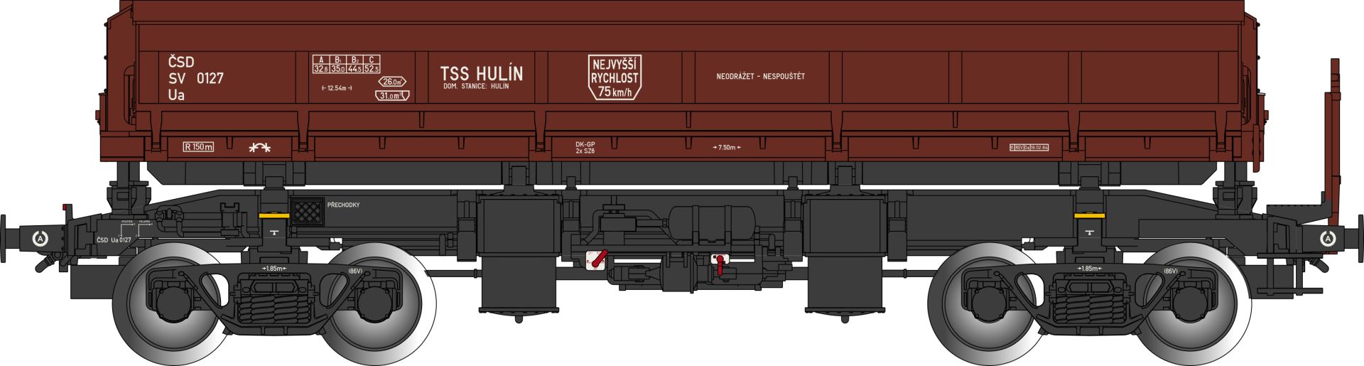 Albert Modell 420010 - Offener Güterwagen Ua, CSD, Ep.IV Albert Modell 420010 - Offener Güterwagen Ua, CSD, Ep.IV