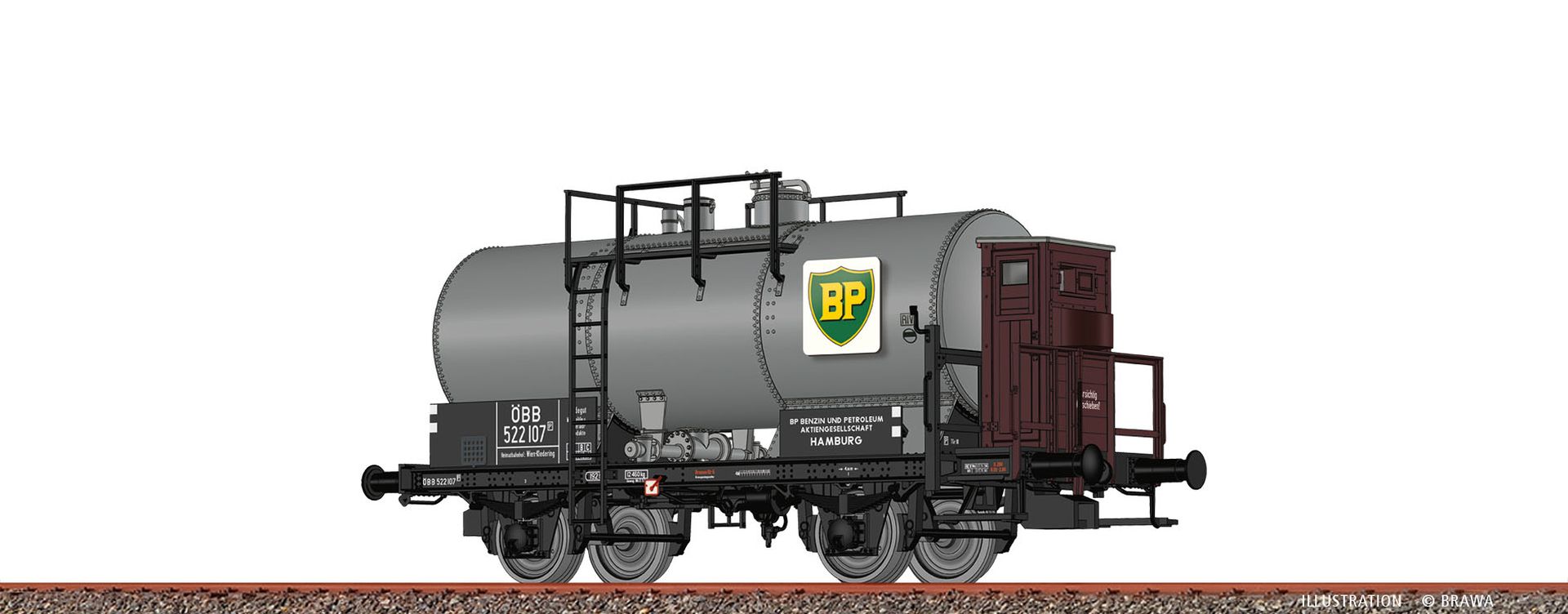Brawa 50857 - Kesselwagen Z[P] 'BP', ÖBB, Ep.III