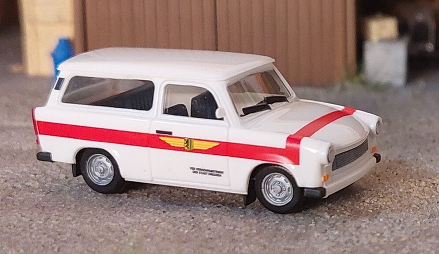 Herpa 03-427 - IFA Trabant P601 VEB Verkehrsbetriebe Stadt Dresden