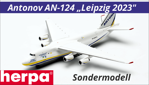 Herpa limitiertes Sondermodell Antonov AN-124 1:500